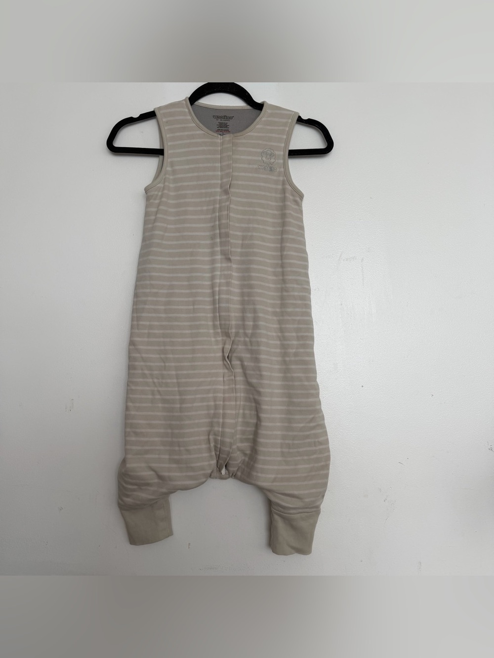 Woolino 4 Season Baby Sleep Bag with Feet Birch Gray 18-36M READ DESCRIPTION